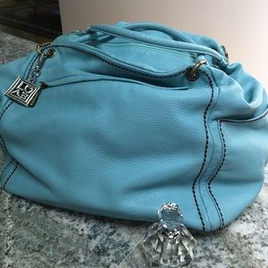 Large capacity quality Italian leather bag